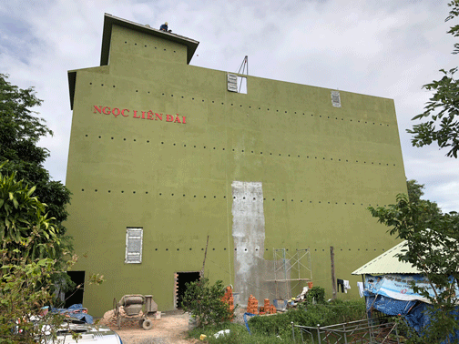 Xây dựng nhà nuôi yên xã hàm liêm